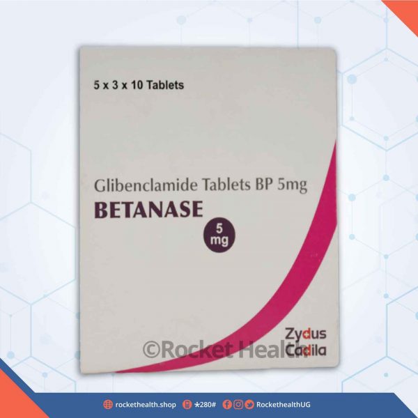 Glibenclamide-5mg-Tablet-BETANASE-10’s