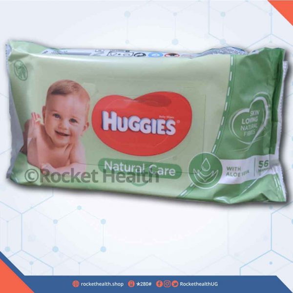 Huggies Baby Wipes Natural Care 56’s