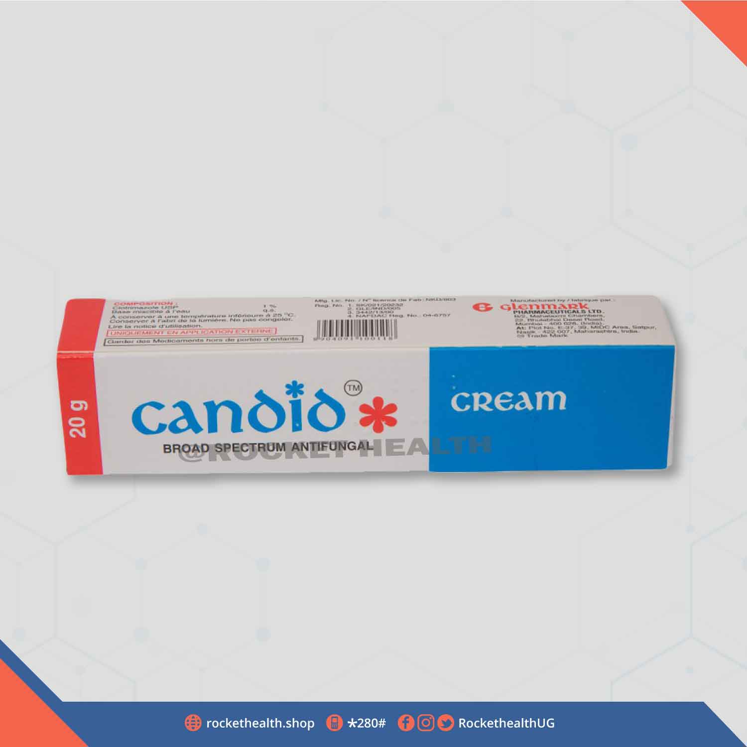 Clotrimazole W W Candid Cream Rocket Health
