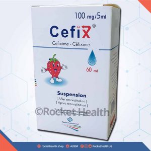 Cefixime 100ml CEFIX SYRUP 60ML 100 mg 5 mg Bottle Suspension