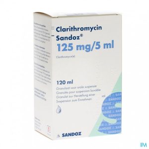 Clarithromycin Sandoz 125