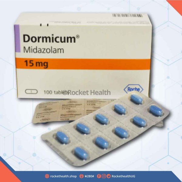 Midazolam 15mg Dormicum Tablets 10s Rocket Health 