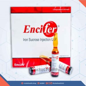 Iron-Sucrose-Injection-100mg-Encifer-injection-vial