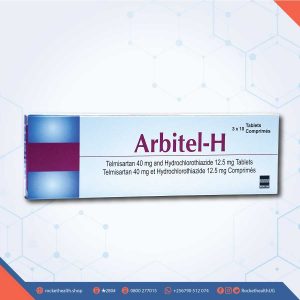 ARBITEL-H-40-12.5MG-TAB, Telmisartan 40mg and Hydrochlorothiazide 12.5mg,pharmacy prescription drug, antihypertensive