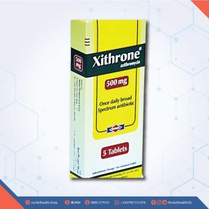 Azithromycin 500mg XITHRONE Tablet 5's, azithromycin, xithrone, antibiotic, bacterial infection, respiratory infection, skin infection, ear infection, eye infection, Pharmacy, Prescription Medicines, Antibiotics