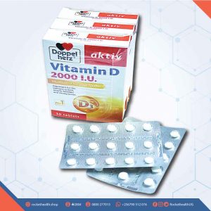 Vitamin-D-20000-I.U.-AKTIV, Vitamin D, calcium absorption, phosphorus absorption, strong bones, immunity, Pharmacy, Vitamins & Supplements