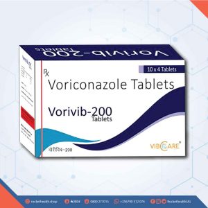 VORICONAZOLE 200MG Tablets 4's, Voriconazole, antifungal, fungal infection, candidiasis, aspergillosis, Pharmacy, Prescription Medicines, Antifungal