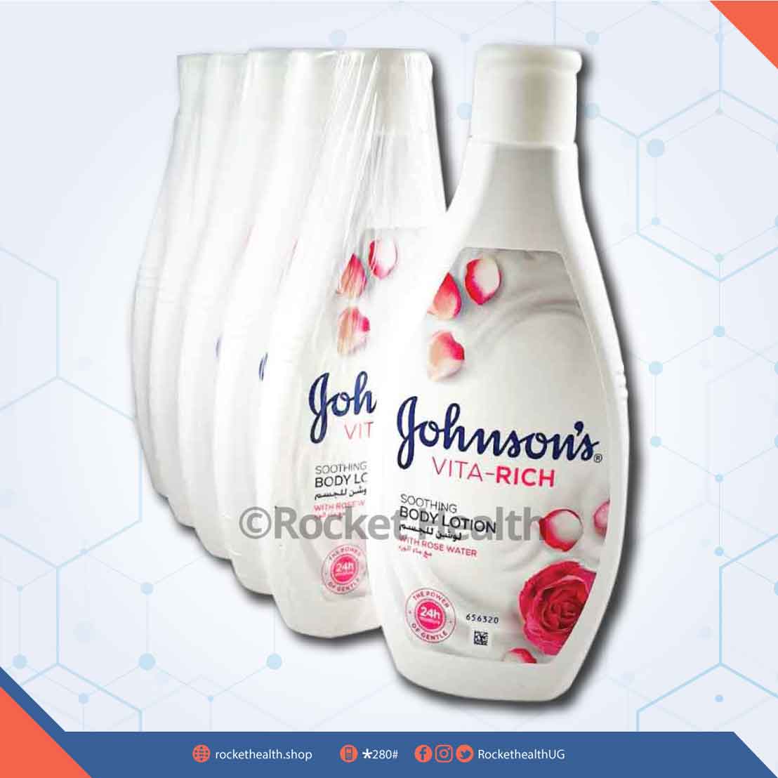 Body lotion 500ML-JOHNSON'S VITA RICH WITH rose water